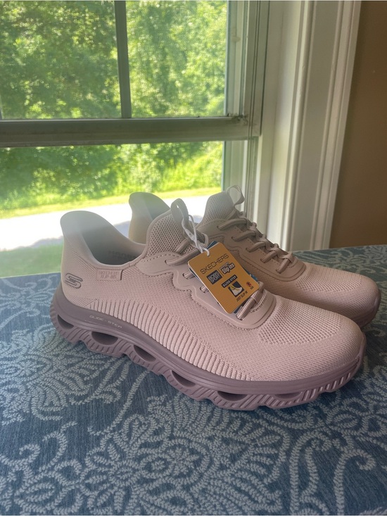 Skechers Shoes - Skechers Women's Pale Pink Slip-On Athletic Sneakers
